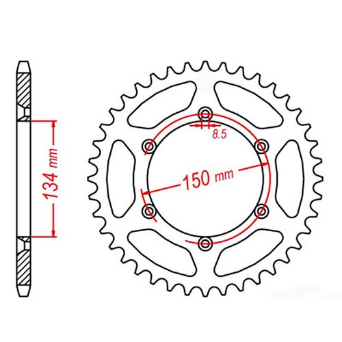 Rear Sprocket 46T