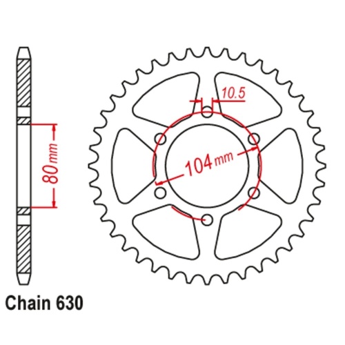 Rear Sprocket 41T