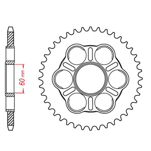 Rear Sprocket 38T