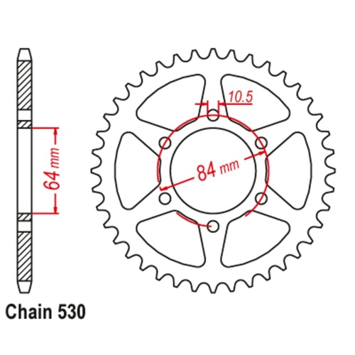 Rear Sprocket 50T