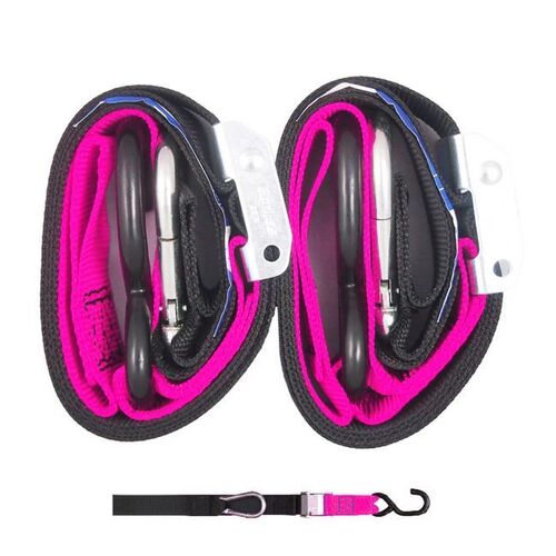  Tie Down 38mm S/Hk Black/Pink Loop for Honda CR480R