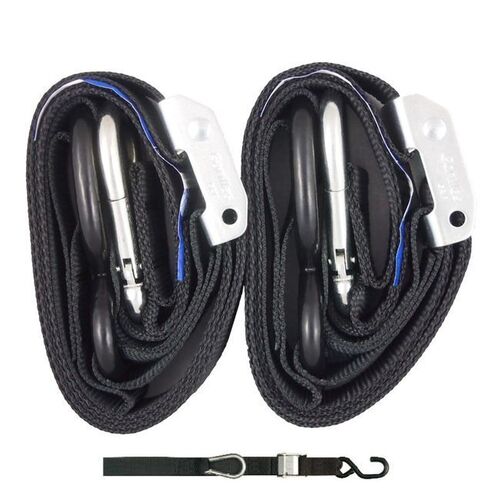 White Tie Down 38mm Power Lock Black for GasGas 400 PAMPERA