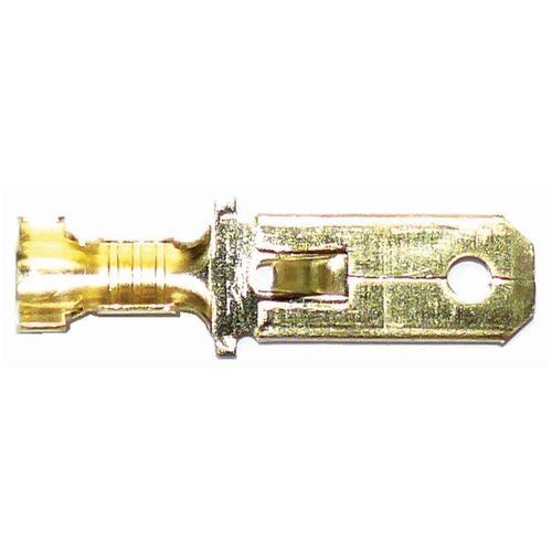 10 Pack of Male Spade Brass Terminal