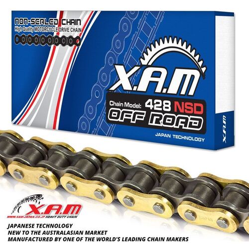 Non Sealed Dirt CHAIN 122 Links  for Suzuki DR125F 1984